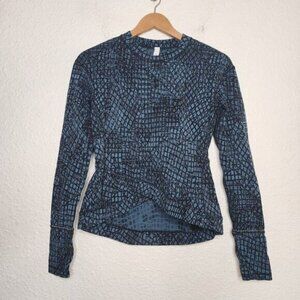 Lululemon Athletica Close to Crossing Long Sleeve Jacquard Women's Size Small
